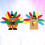 2 diy bastelset thanksgiving mit pappteller und geschenkbeutel 10