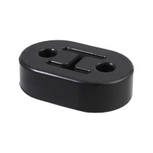 Exhaust Hangers Adjustable Insulator Bushing Mount Rubber Exhaust Pipe Hanger Black Muffler Bracket Vehicle Exhaust Pipe