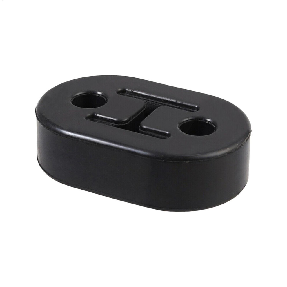 Exhaust Hangers Adjustable Insulator Bushing Mount Rubber Exhaust Pipe Hanger Muffler Bracket Vehicle Exhaust Pipe Black 9393856028559
