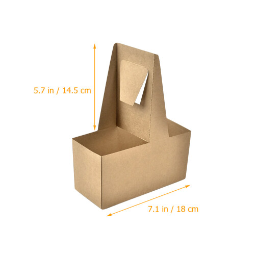 10 papp-kaffeeträger getränkehalter papiertablett zum mitnehmen 1