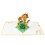 3d-sonnenblumen-grußkarten, filigrane karten 2
