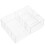 1pc transparent acrylic cosmetic organizer with 7 grids for storage 10