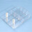 1pc transparent acrylic cosmetic organizer with 7 grids for storage 9