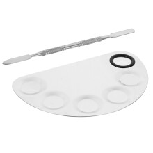 Set van 5 roestvrijstalen nagelkunst eye shadow pallet stick