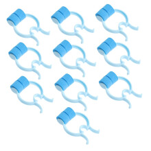 Nose Clip For Blocked Nose Relief Portable Fixing Clips 6.5 X 4 Cm Sky Blue 20 Pcs