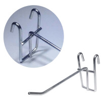 10 Pcs Kitchen Hooks Pan Grid Wall Hangers Display Hanging Retail