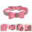 1Set Microvezel Hondenhalsband Roze Met Training 7
