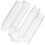 100Pcs Multi-Use White Plastic Beverage Cups for Parties 5