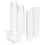 100Pcs Multi-Use White Plastic Beverage Cups for Parties 8