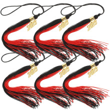 6Pcs Multi Color Graduation Tassels with 2023 Charm Durable Polyester