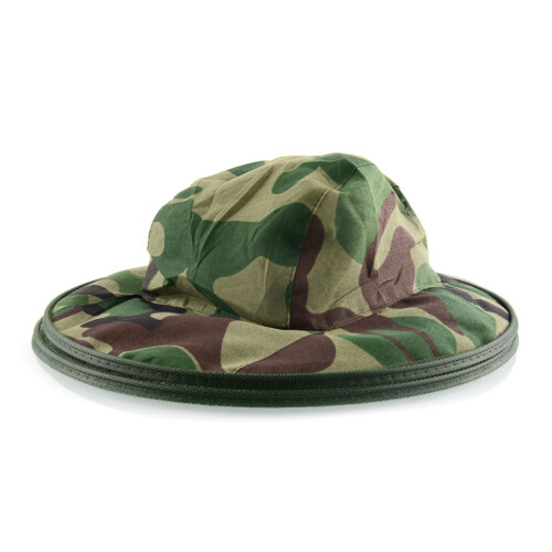 Camouflage Elastic Neck Bee Resistance Cap with Protective Mesh