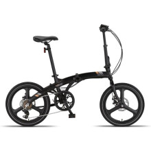 PACTO Two - Folding Bike - 6 Shimano gears - Disc brakes - Black