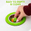 Joie MSC International Joie Ribbit Kitchen Sia da pia da cesta de cesta de 4,5 polegadas verde 4