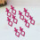 10 stuks siliconen bobbinclips naaimachine accessoires (roze) 5