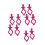 10 stuks siliconen bobbinclips naaimachine accessoires (roze) 1