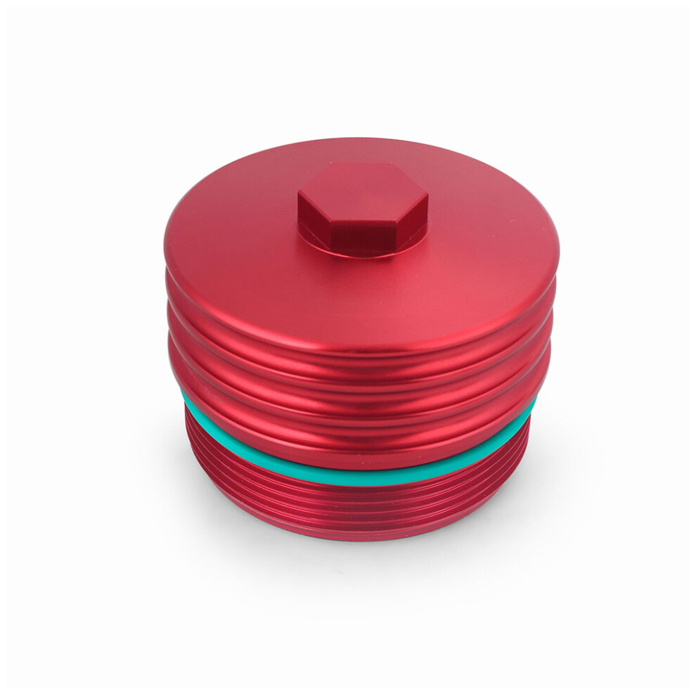(Red) Integrated Processing For N53N55 Aluminum Oil Filter Cover Prevent-image-OPC-PKSBCQ2-NEW