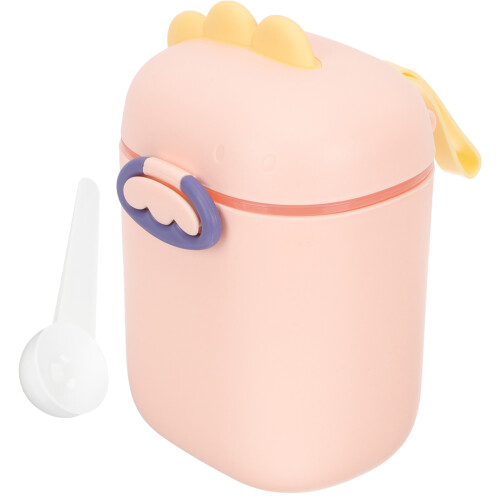 Distributeur Lait Poudre Rose Compact Pour Snacks Infantile