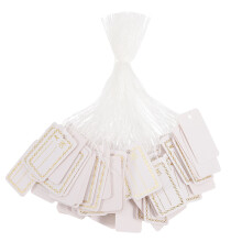500St Witte Hangende Prijskaartjes Voor Sieraden En Kleding, Praktisch