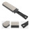 Double-Sided Plastic and Emery Sharpener Black Kitchen Cutter Tool 3
