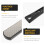 Double-Sided Plastic and Emery Sharpener Black Kitchen Cutter Tool 10