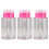 3pcs empty pump bottles for liquid makeup remover 1
