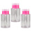3pcs empty pump bottles for liquid makeup remover 6