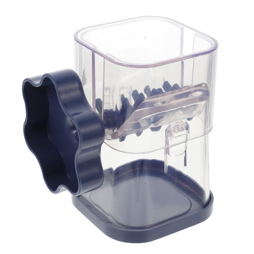 Manual Nuts Shredder Blue ABS Plastic Food Chopper for Kitchen Use
