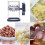 Manual Nuts Shredder Blue ABS Plastic Food Chopper for Kitchen Use 5