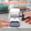 Manual Nuts Shredder Blue ABS Plastic Food Chopper for Kitchen Use 10