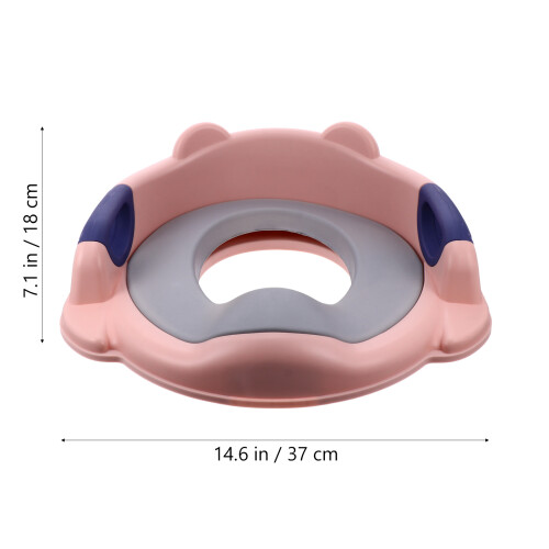 1Stk Baby Toilettensitz Mit Ergonomischem PU Sitz 1