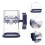 Manual Nuts Shredder Blue ABS Plastic Food Chopper for Kitchen Use 7