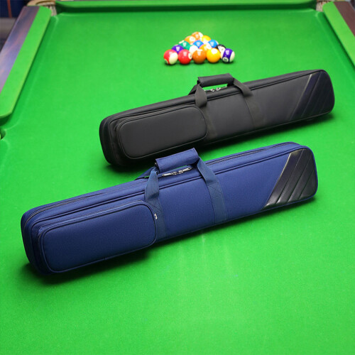 (blue) Pool Cue Case Rugged Oxford Cloth For Ample Storage And Rugged 1