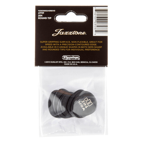 Dunlop Jim Dunlop JD Jazztones Round Tip Gitr Picks - 6 csomag 1