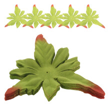 50Pcs Artificial Fabric Sepals Green Peony Flower Calyxes for DIY