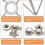 Boseen Microfoon Shock Mount Microfoonhouder - Anti-vibratie Spider Shock 4