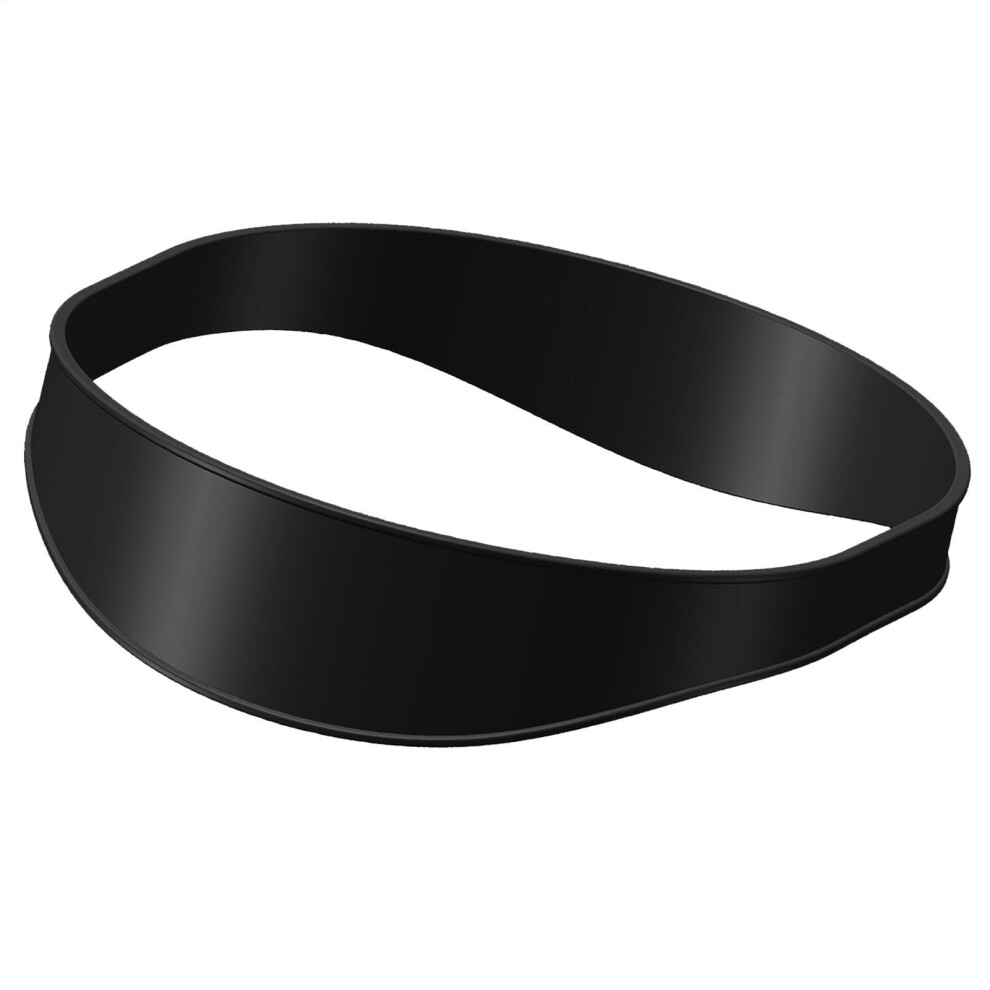 Neckline Shaving Template 21.5x2-Inch Silicone Curved Haircut Band For Haircutting Beard Shaping Tool Fade Guide Black