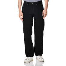 Lee Mens Relaxed Fit egyenes lb Jean dupla fekete 33W x 32L