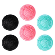 6 Pcs Cleaning Cup Makeup Pen Brush Cleaner Creative Rinsing Pad