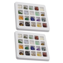 Assorted Color Natural Agate Crystal Ores for Teaching & Display