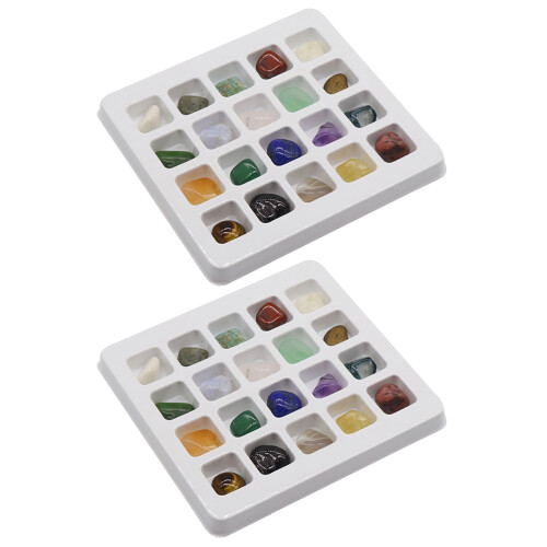 Assorted Color Natural Agate Crystal Ores for Teaching & Display 2