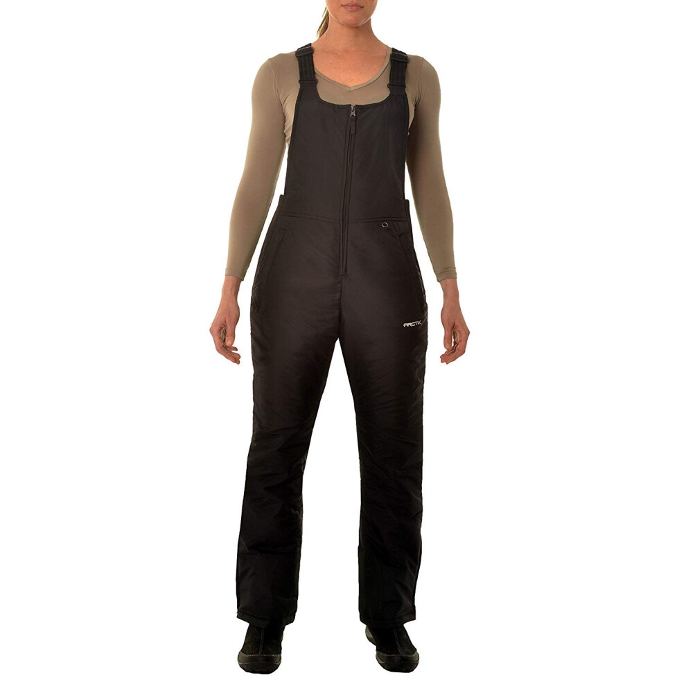 Arctix Womens Essential Insulated Bib Overalls Black 2X