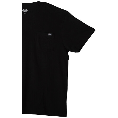 Dickies Dickies Ανδρικό T-Shirt με Κοντό Μανίκι και Τσέπη Μαύρο ,5X 2