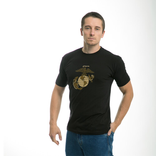 30 Single Tee US Marine 2 Black L 2