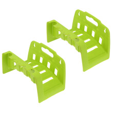 2 plastic slanghouder wandbeugel voor tuinslang houders