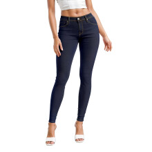 Hybrid & Company Super Comfy Stretch Denim 5 Pocket Jean P22880SK Indigo 5