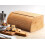MantraRaj Bamboo Bread Bin Storage Counter Top Roll Top Bread Box Space Saving for Countertop Store Bread Cake 2