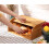 MantraRaj Bamboo Bread Bin Storage Counter Top Roll Top Bread Box Space Saving for Countertop Store Bread Cake 4