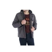 Carhartt Herren Relaxed Fit Waschbare Entenjacke mit Sherpa-Futter, Arbeit, Gravel, X-Large Tall
