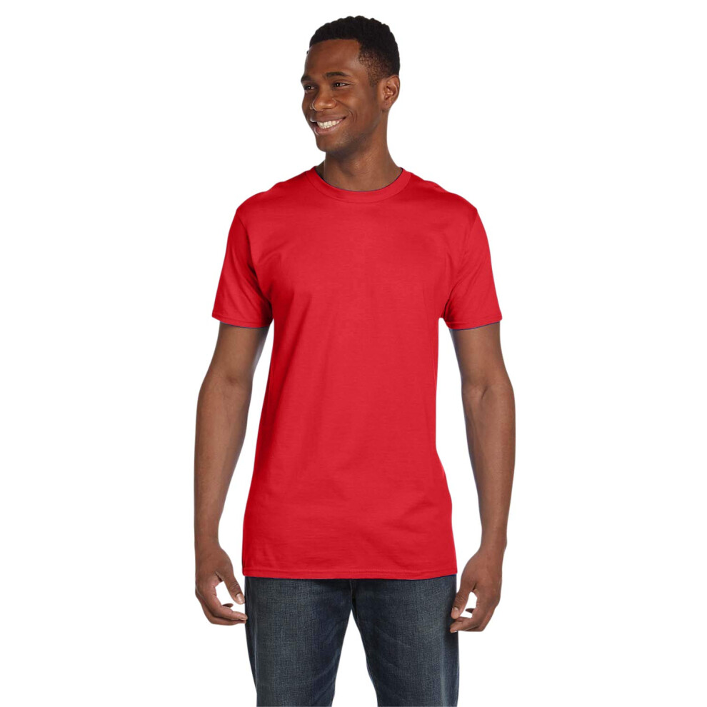 4,5 Unce Tricko 100% Ringspun Cotton Nano-T Tricko (4980) Athletic Red L-image
