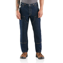 Carhartt Herrar Relaxed Straight Rugged Flex Dubbel Framsida Denim Logger, Freight, W32 x L32
